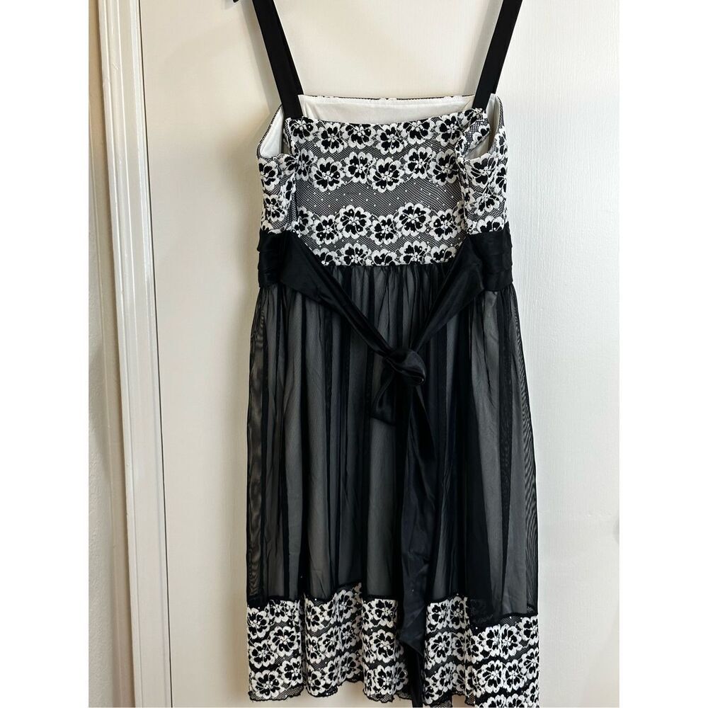 R & M Richards size 20W white and black dress - Picture 6 of 10